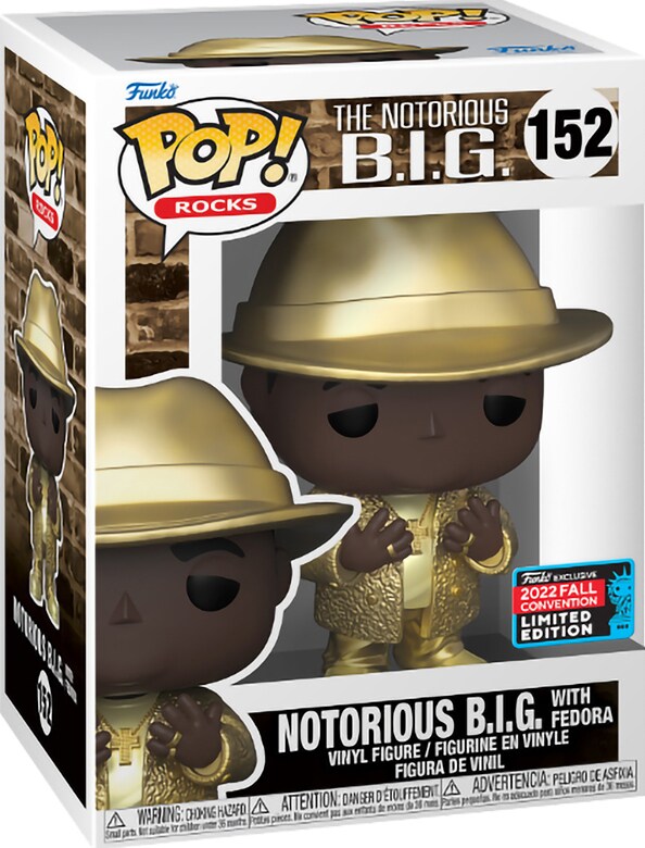 Figurina - Pop! Rocks - Notorious B.I.G. With Fedora | Funko