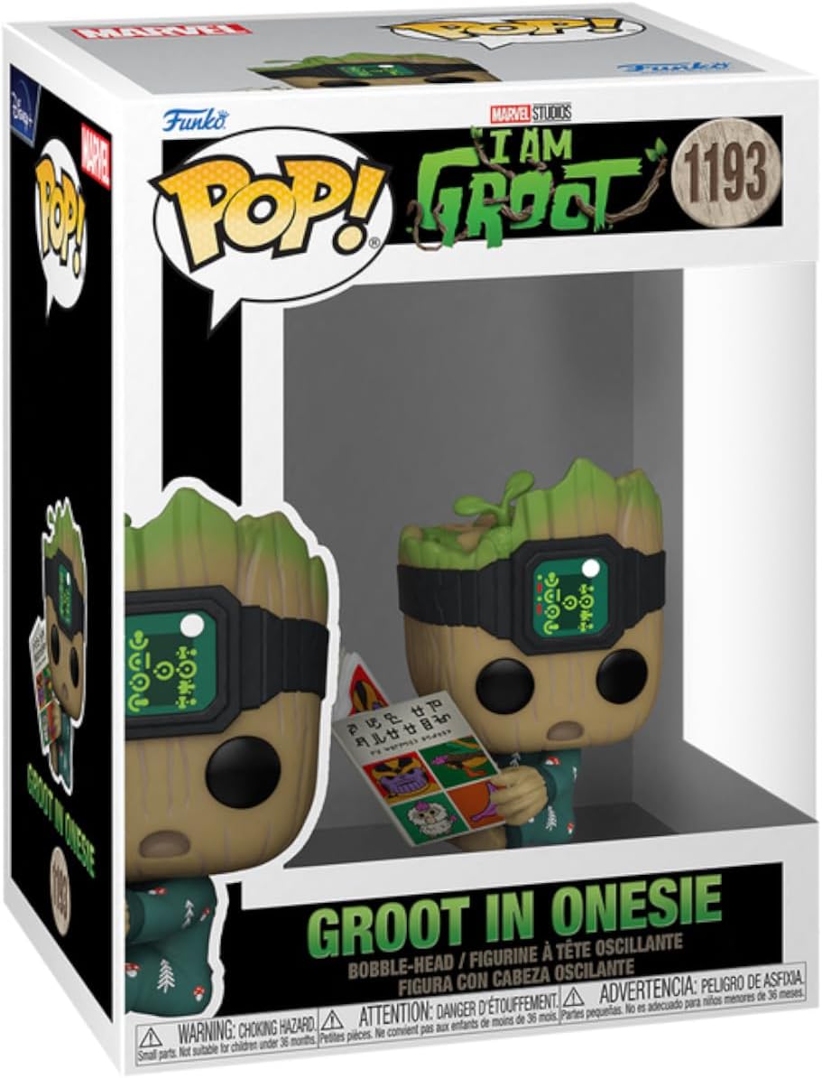 Figurina - Pop! - I Am Groot: Groot in Onesie (Bobble-Head) | Funko - 1 | YEO