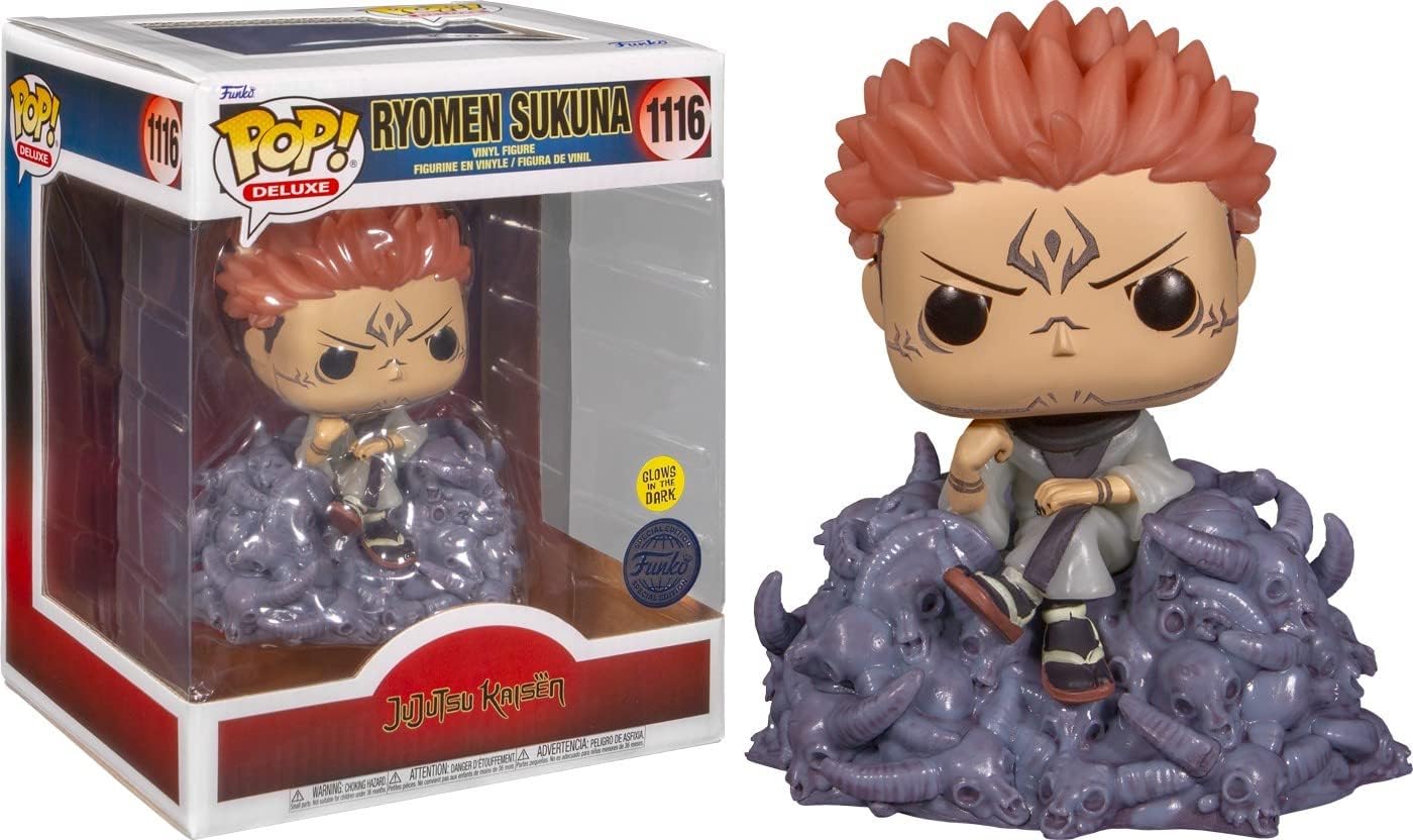 Figurina - Pop! Deluxe - Jujutsu Kaisen: Ryomen Sukuna (Glows in the Dark) | Funko