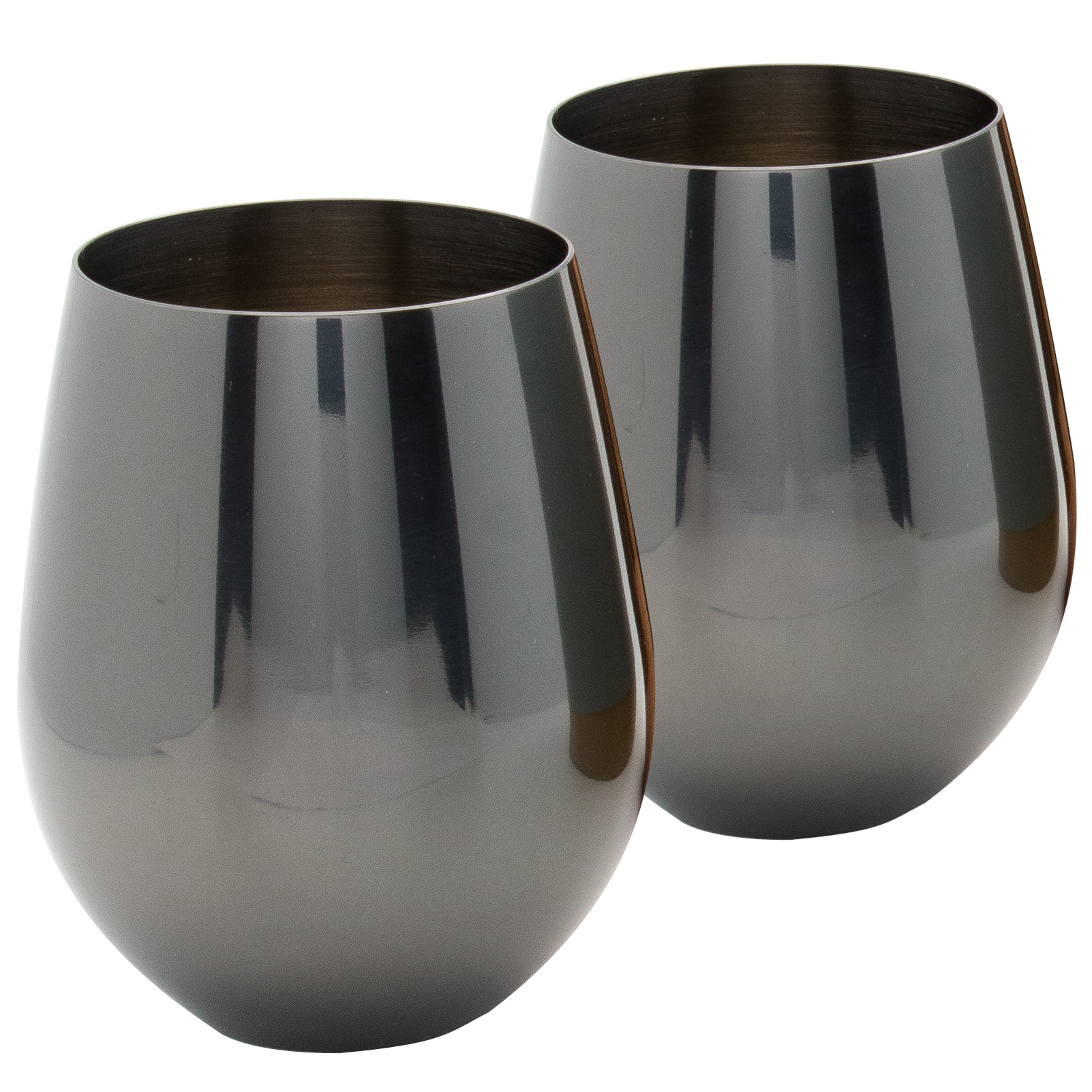 Set 2 pahare tip tumbler - Gunmetal | Lund London