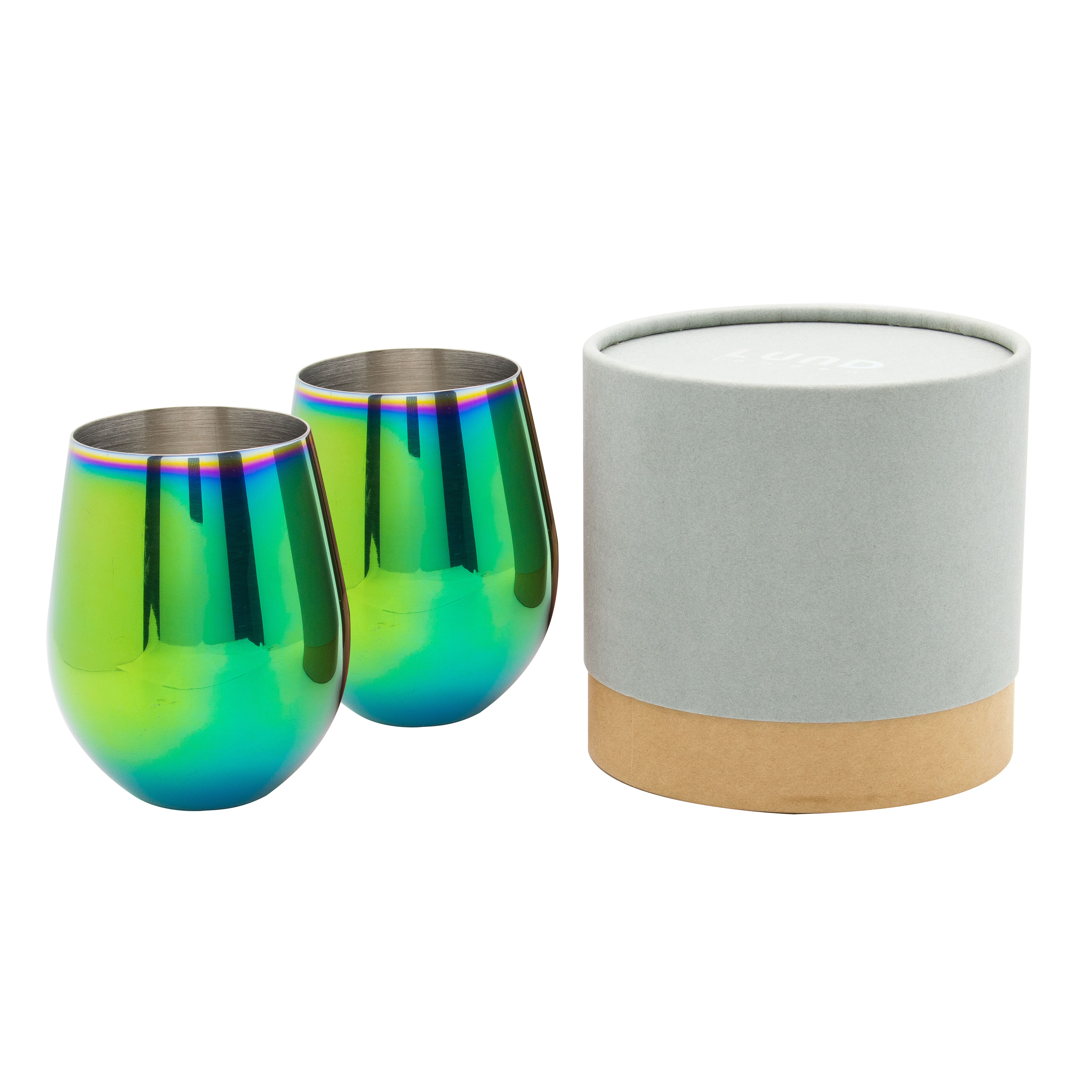 Set 2 pahare tip tumbler - Oil Slick | Lund London - 1 | YEO