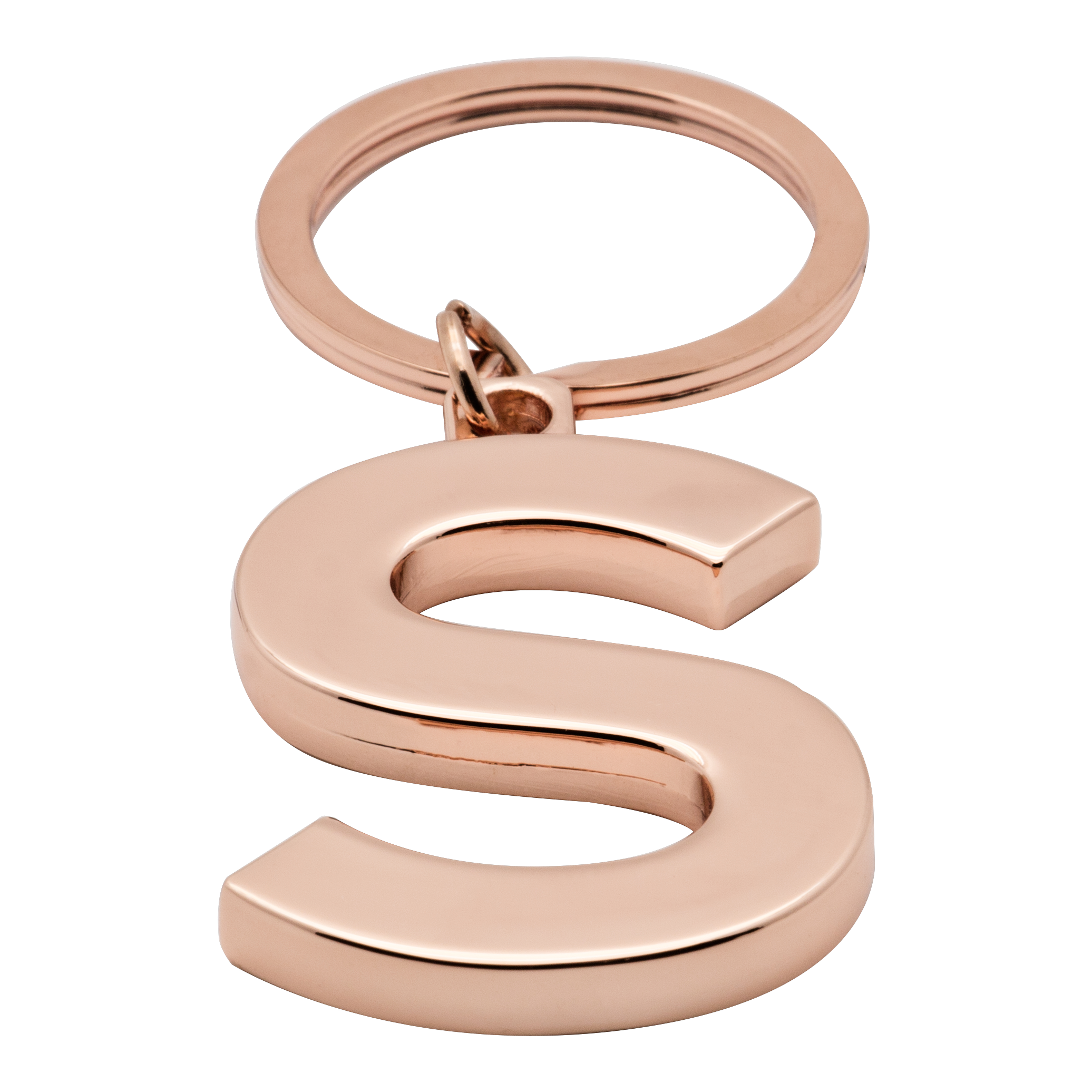 Breloc - Lund Luxe Letter S – Rose Gold | Lund London