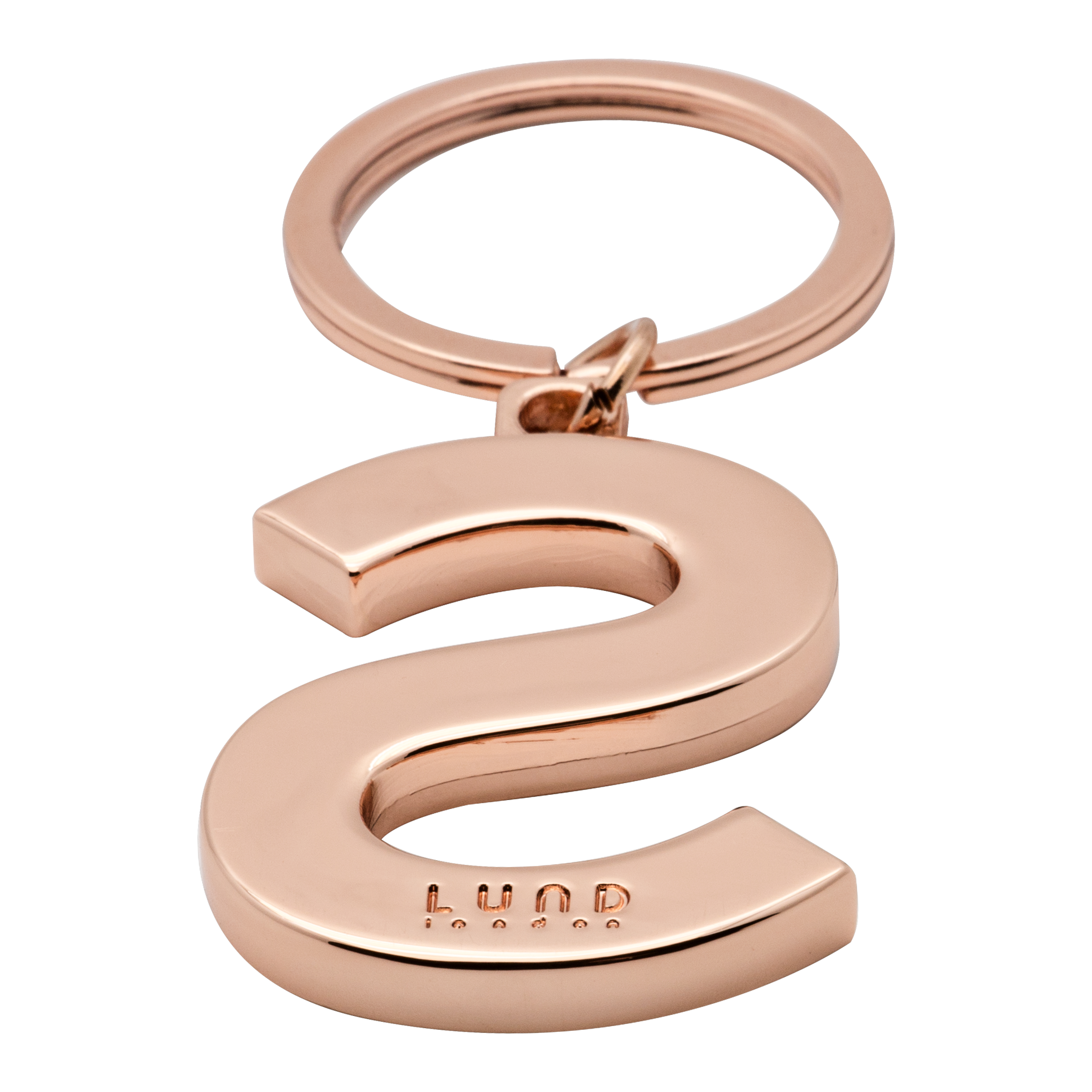 Breloc - Lund Luxe Letter S – Rose Gold | Lund London - 1 | YEO