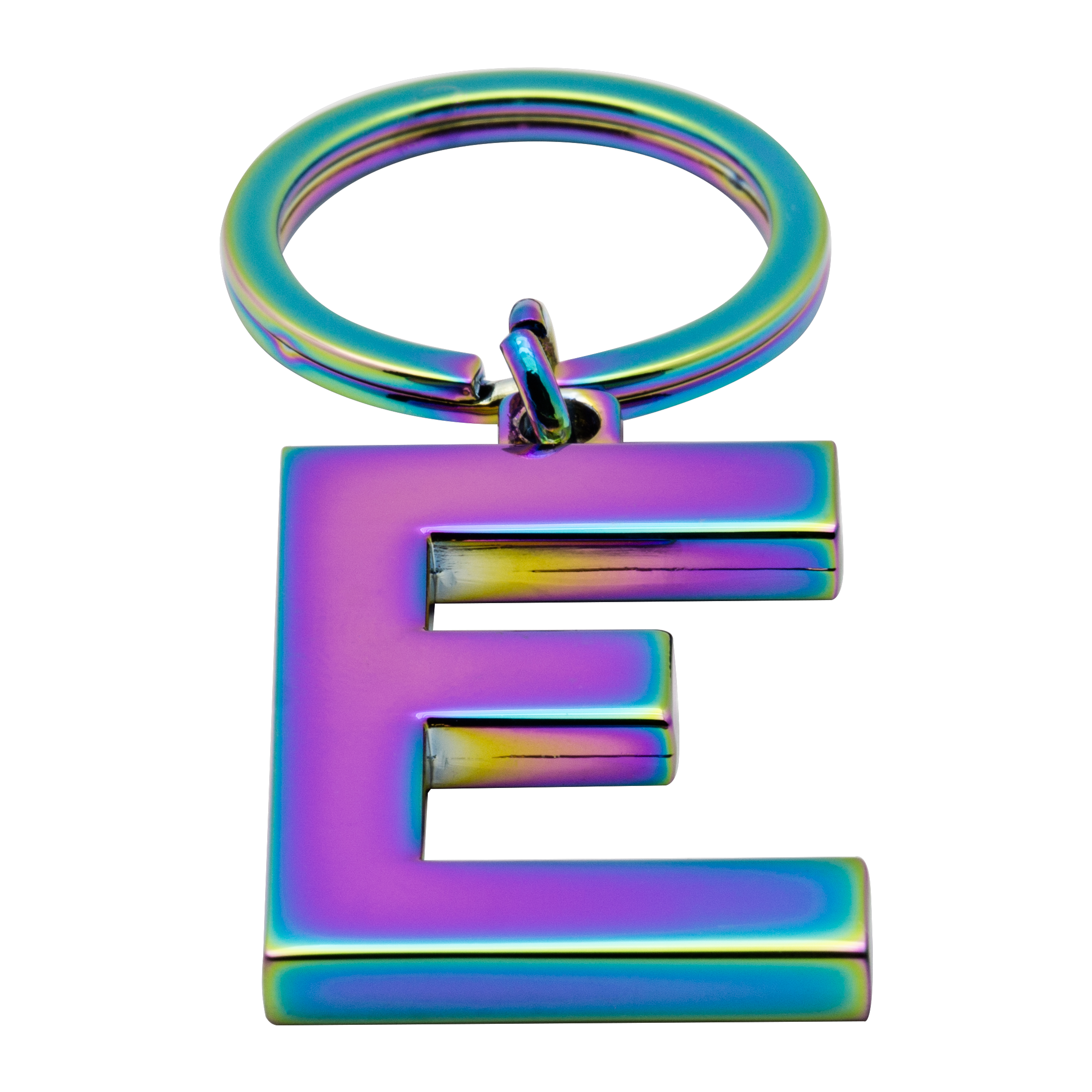  Breloc - Lund Luxe Letter E – Oil Slick | Lund London 