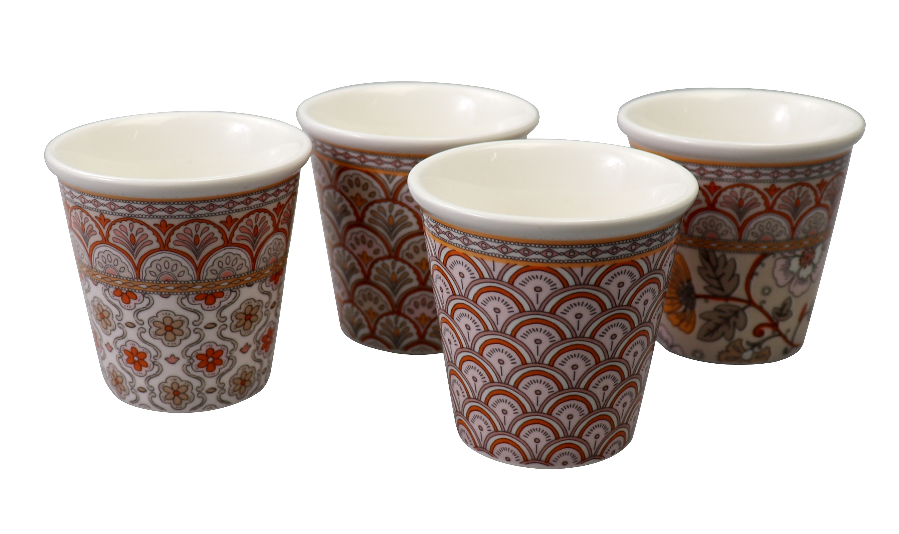 Set - 4 cupe pentru cafea, Moonson Orange | Nuova R2S