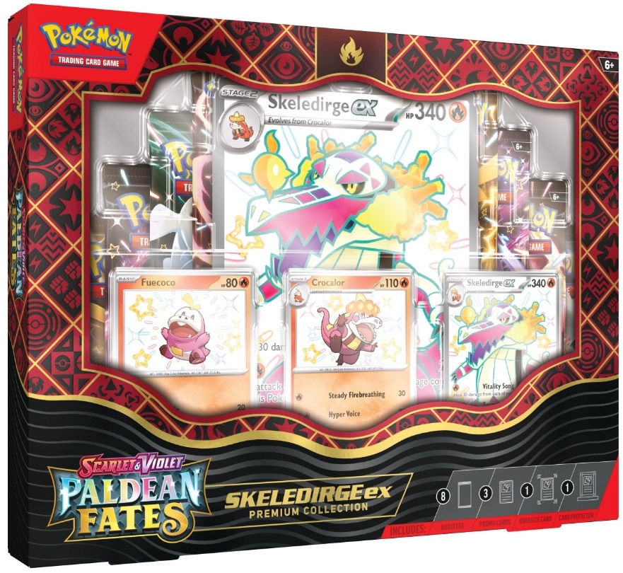 Pokemon TCG: Scarlet & Violet - Paldean Fates Premium Collection - trei modele