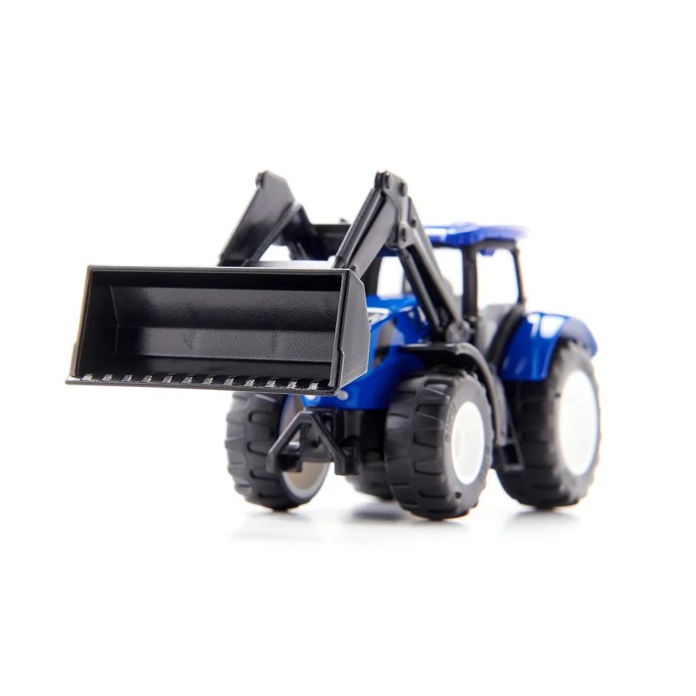 Tractor cu incarcator frontal - New Holland - Albastru | Siku - 2