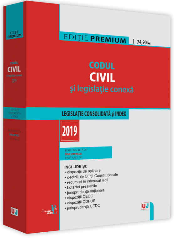 Codul civil si legislatie conexa 2019 | Dan Lupascu carturesti.ro poza 2022