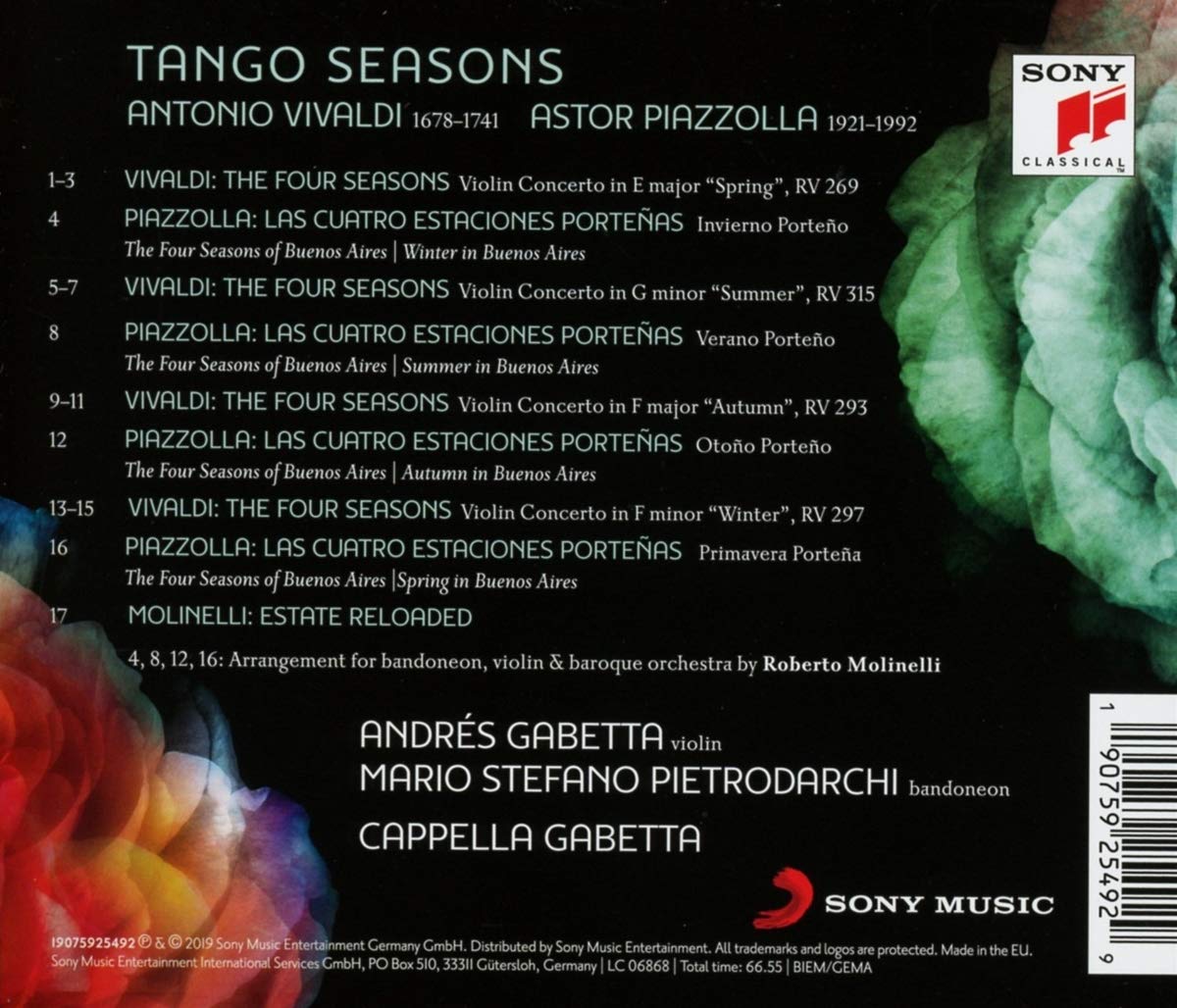 Tango Seasons | Cappella Gabetta, Andres Gabetta, Mario Stefano Pietrodarchi image1