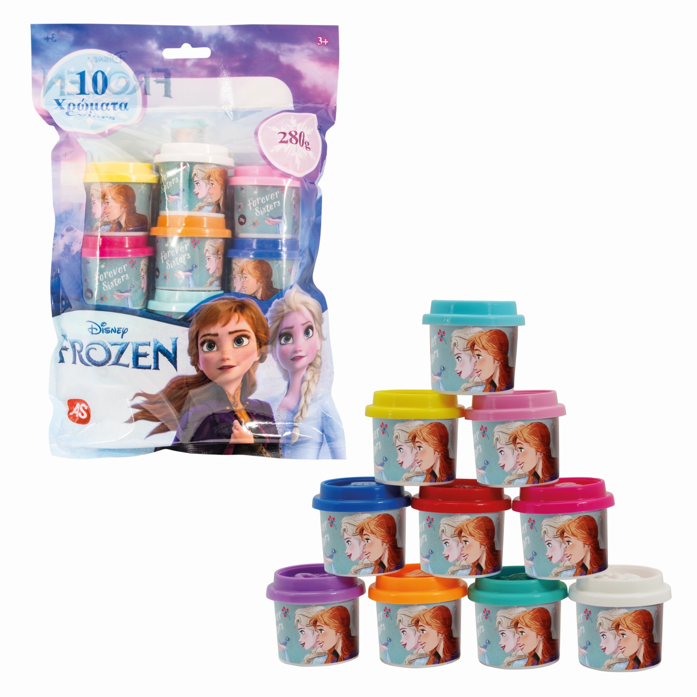 Set 10 borcanase plastilina - Disney Frozen | As - 2 | YEO