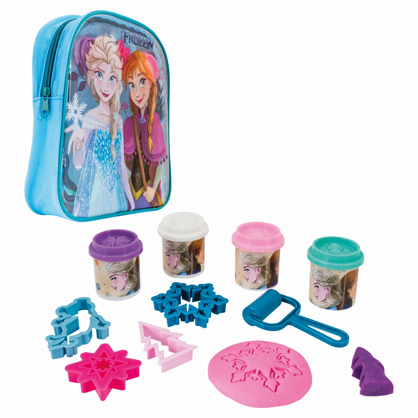 Set 4 borcanase plastilina si accesorii - Disney Frozen | As - 2 | YEO