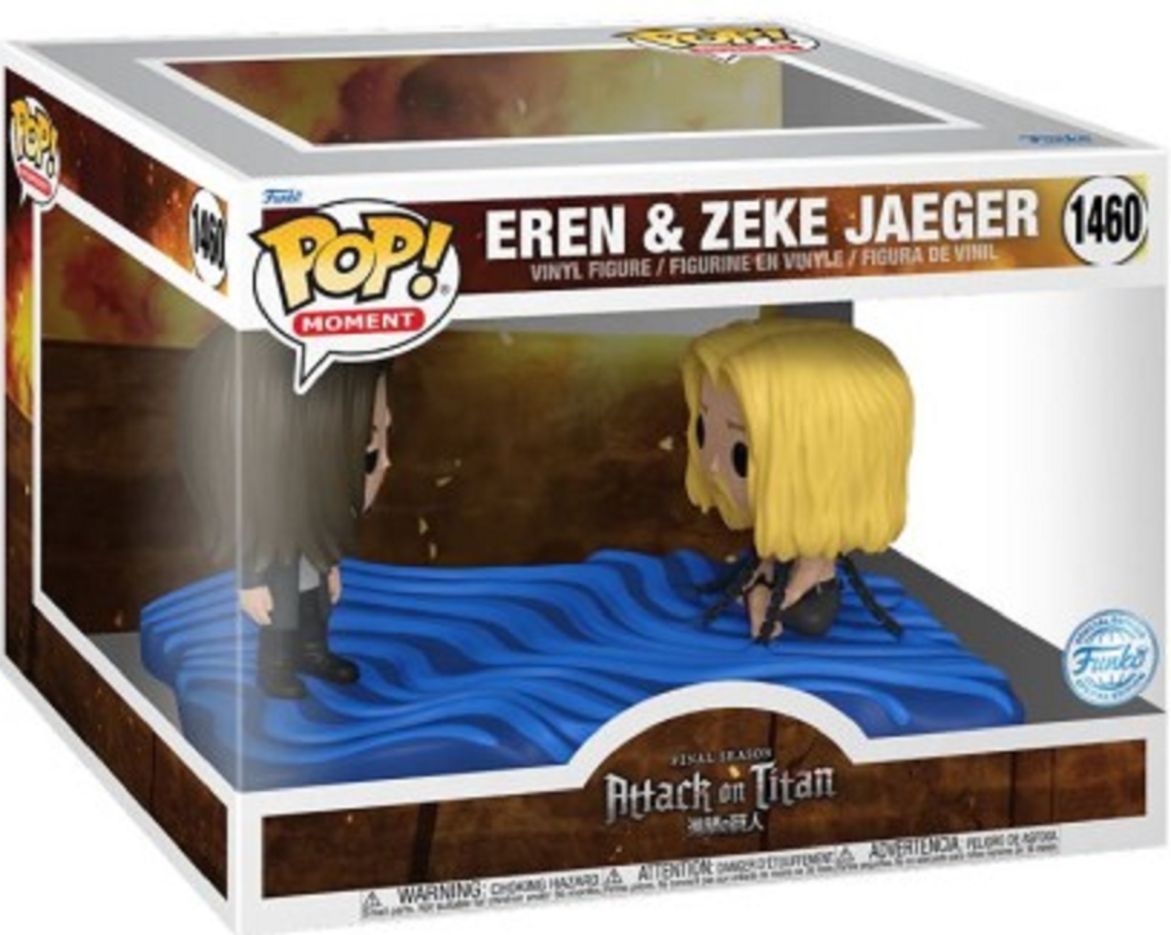 Figurina - Pop! Moments - Attack on Titan - Eren & Zeke | Funko