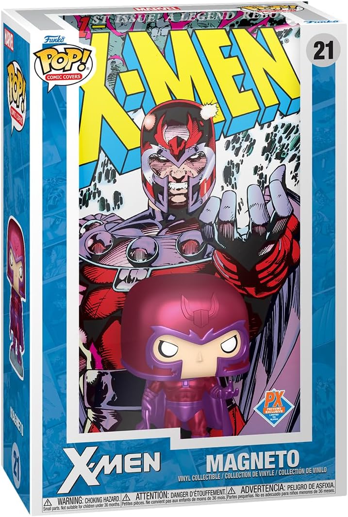 Figurina - Pop! Comic Covers - X-Men - Magneto | Funko