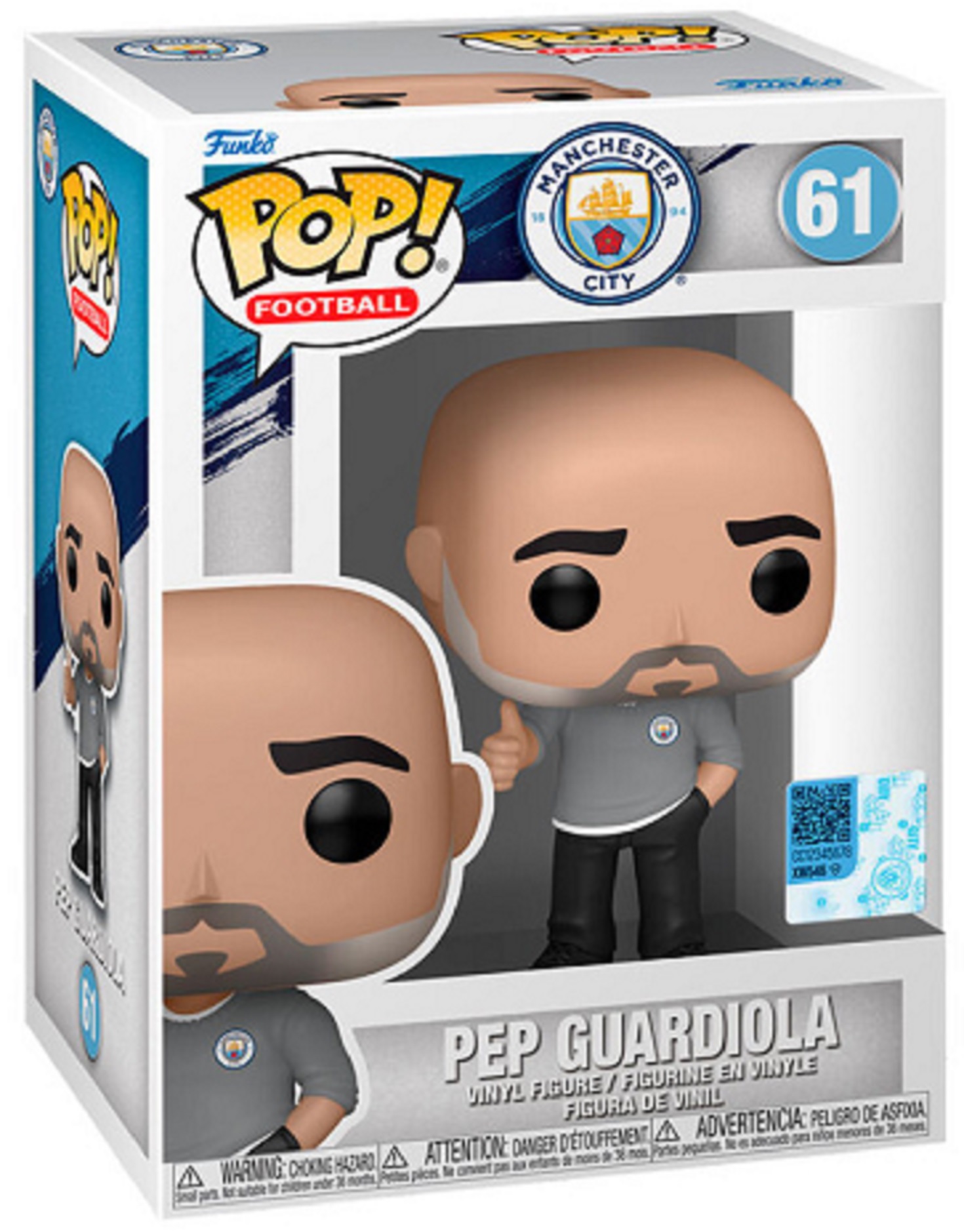 Figurina - Pop! Football - Manchester City - Pep Guardiola | Funko