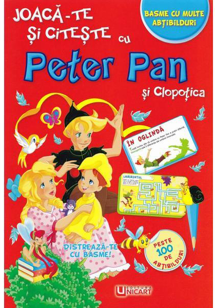 Joaca-te si citeste cu Peter Pan si Clopotica | carturesti.ro Carte