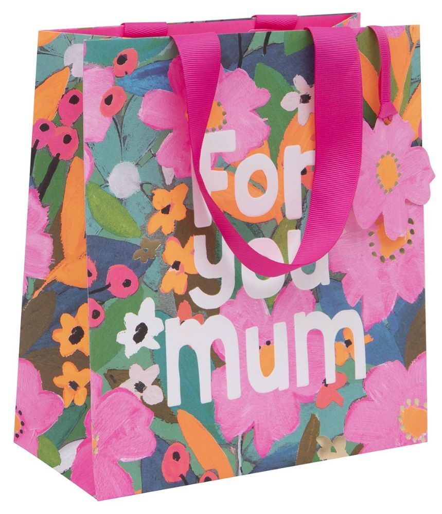 Punga de cadou - Medium - Floral for You Mum | Glick