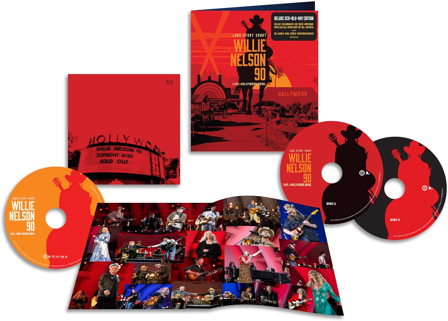Long Story Short Willie Nelson 90 - Live At The Hollywood Bowl (2CDs+Blu-ray) | Willie Nelson