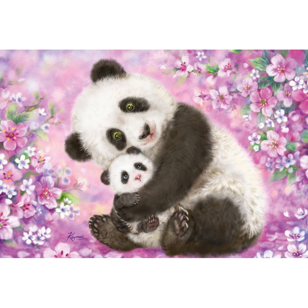 Puzzle 3 x 24 piese - Panda, Lama, Sloth | Schmidt