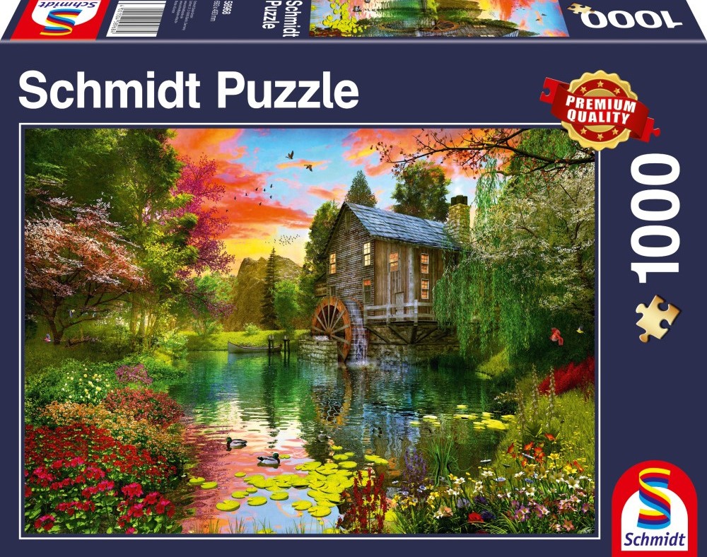 Puzzle 1000 piese - The Watermill | Schmidt - 1 | YEO