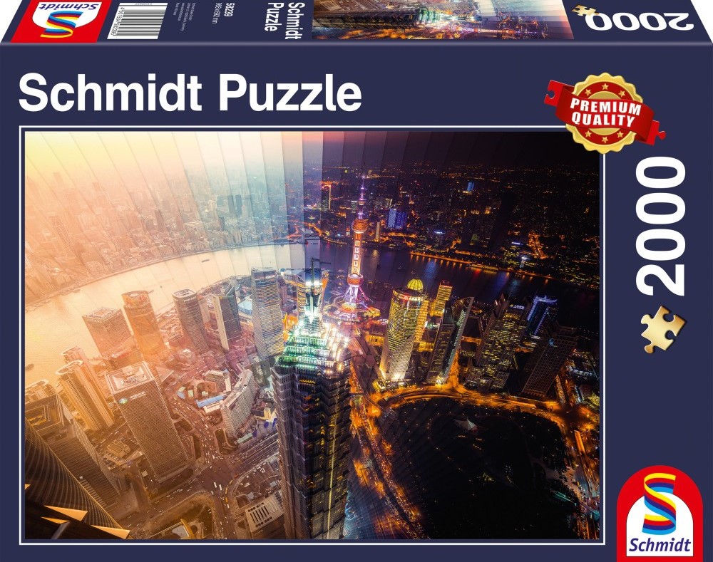 Puzzle 2000 piese - Time Slice - Day and Night | Schmidt - 1 | YEO