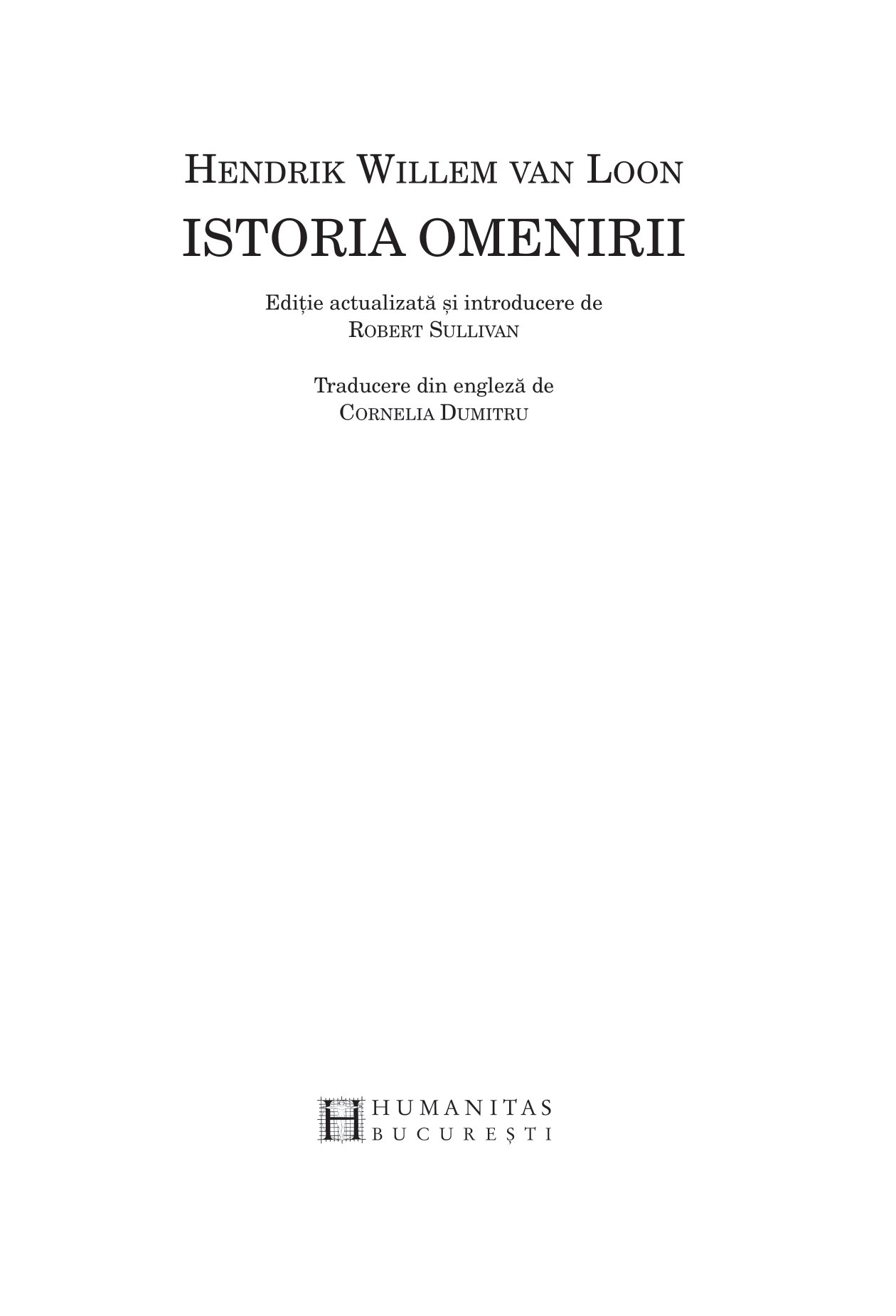 Istoria omenirii | Hendrik Willem van Loon