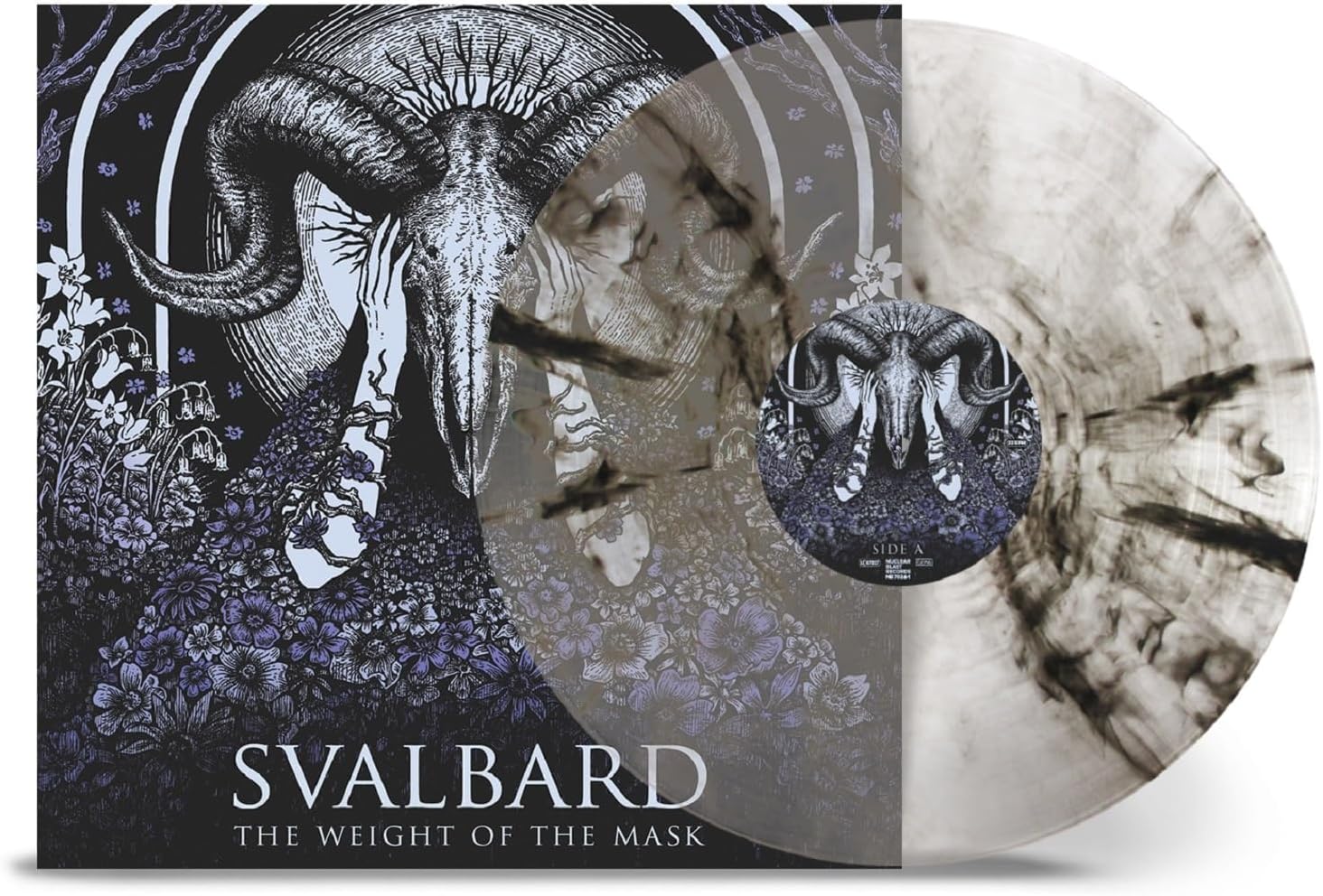 The Weight Of The Mask (Crystal Clear/Black Marbled Vinyl) | Svalbard