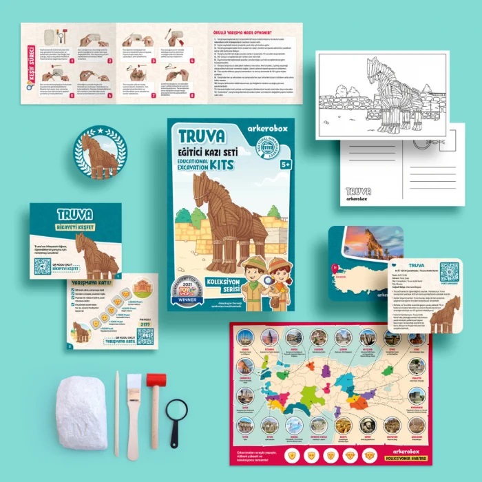 Set educativ - Grecia antica - Calul troian | Arkerobox - 3 | YEO