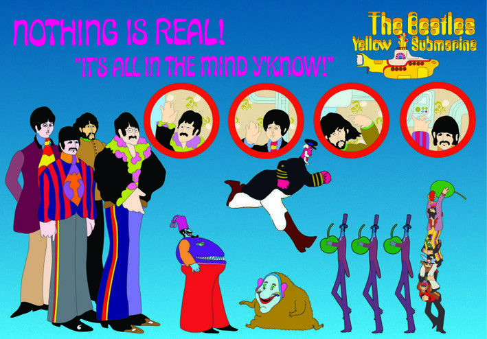 Carte postala - The Beatles - Nothing Is Real | Rock Off