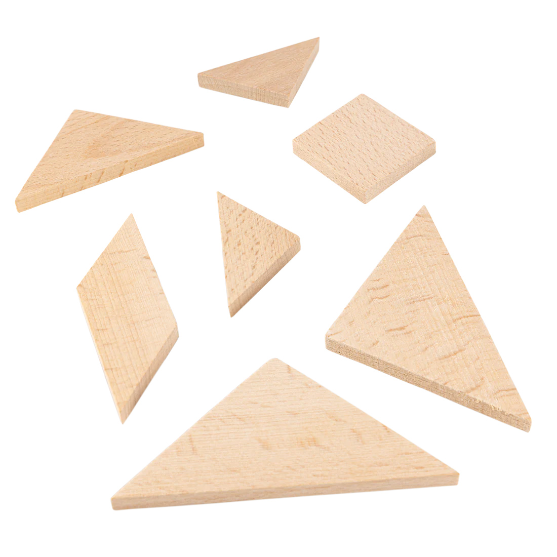 Joc educativ - Tangram cu piese din lemn | Deico Games
