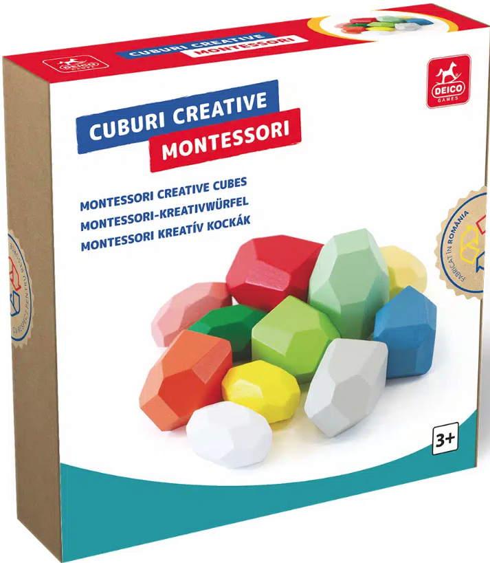 Joc educativ - Cuburi creative Montessori | Deico Games