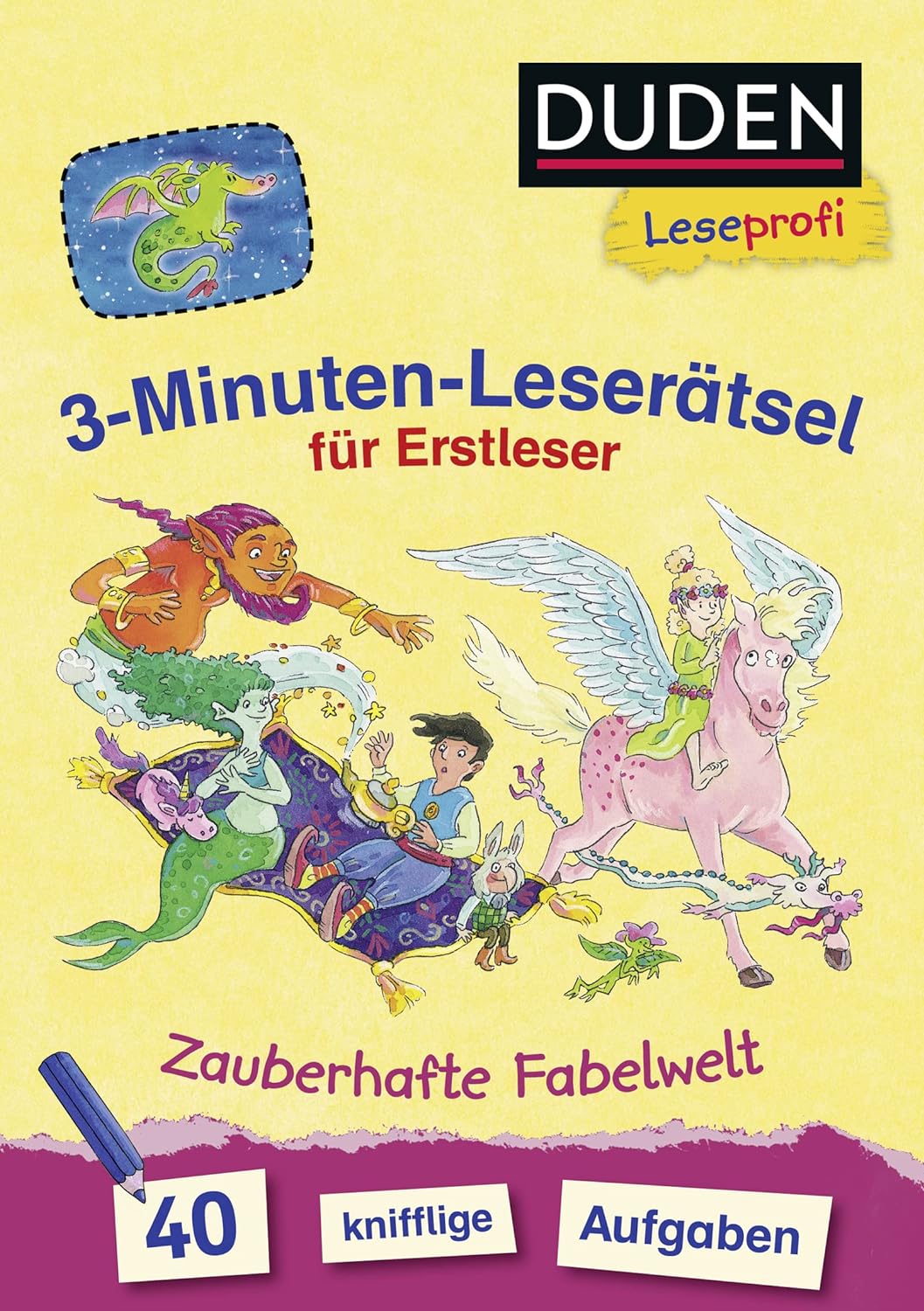  3-Minuten-Leseratsel fur Erstleser - Zauberhafte Fabelwelt