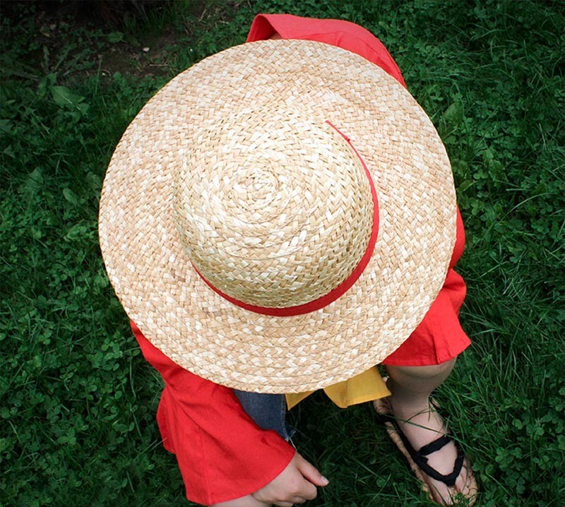 Palarie - One Piece - Luffy Straw