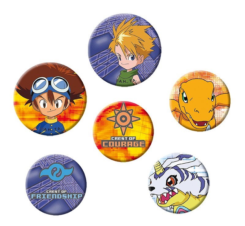 Set 6 insigne - Digimon - Tai & Matt