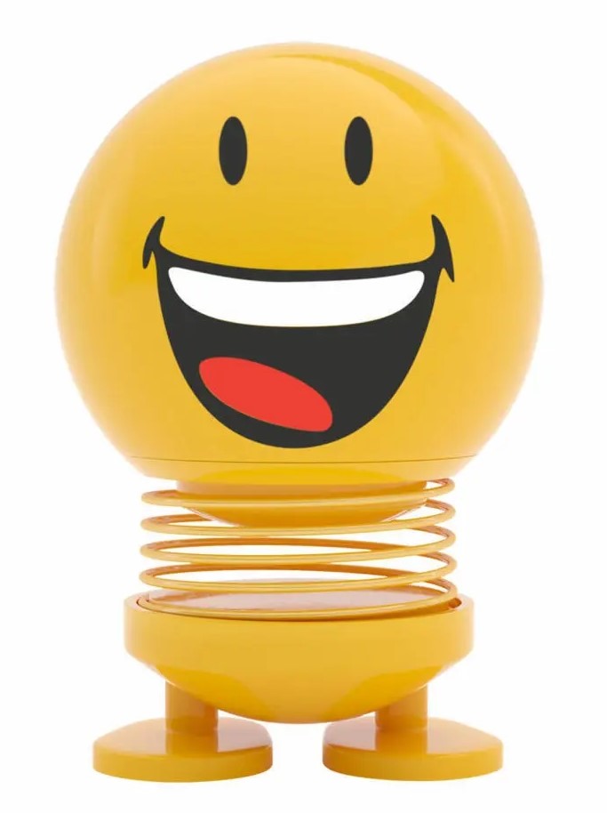 Figurina - Small - Smiley Joy - Yellow | Hoptimist