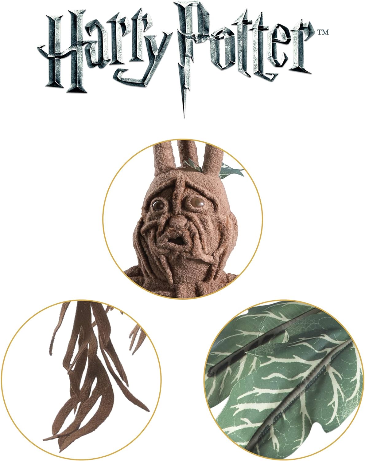 Jucarie de plus- Harry Potter - Mandrake | The Noble Collection - 2 | YEO