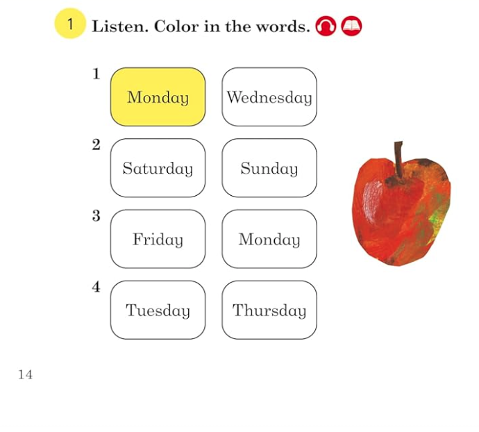 It Is Friday! | Eric Carle - 1 | YEO