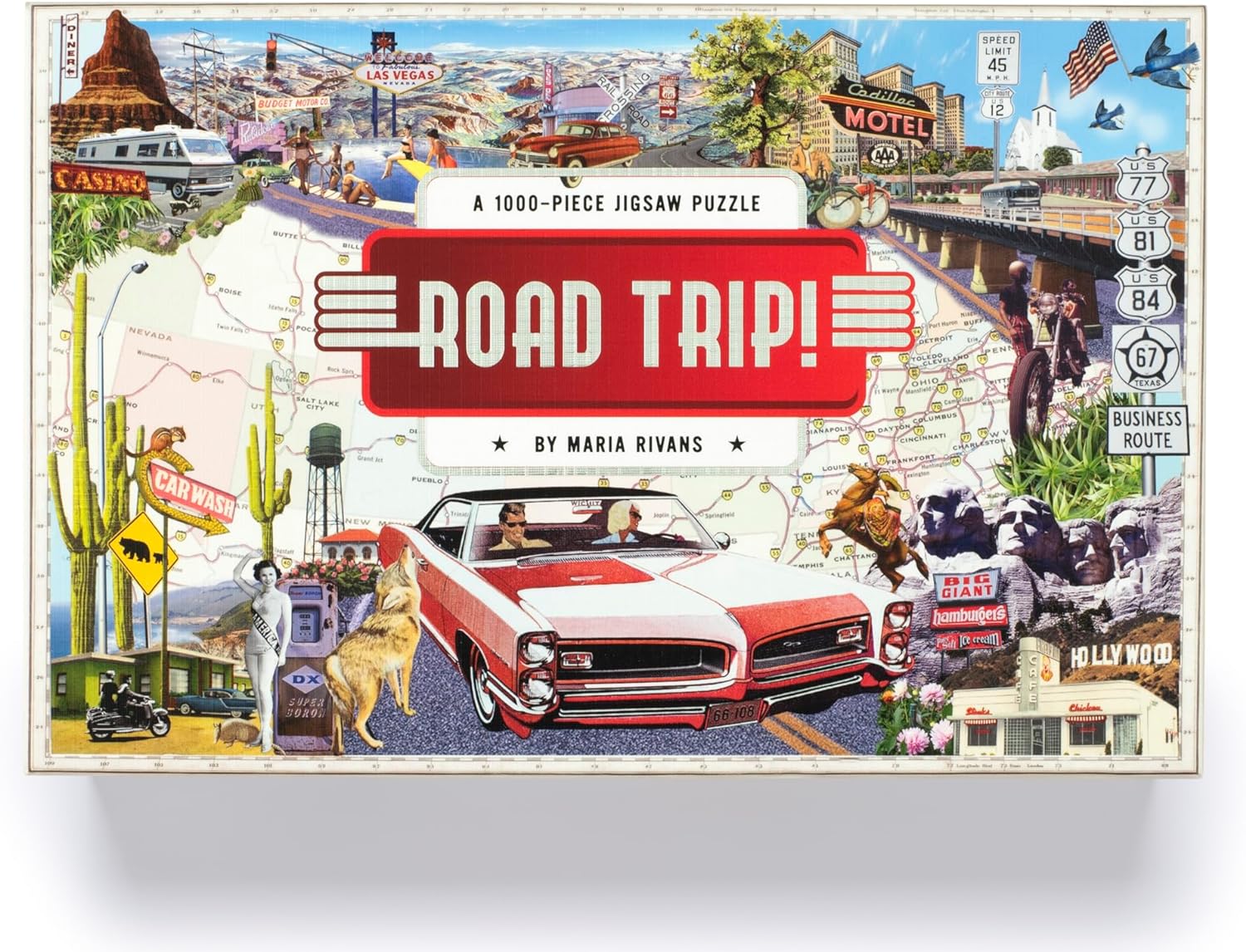 Road Trip! - Puzzle 1000 piese | Skittledog - 4 | YEO