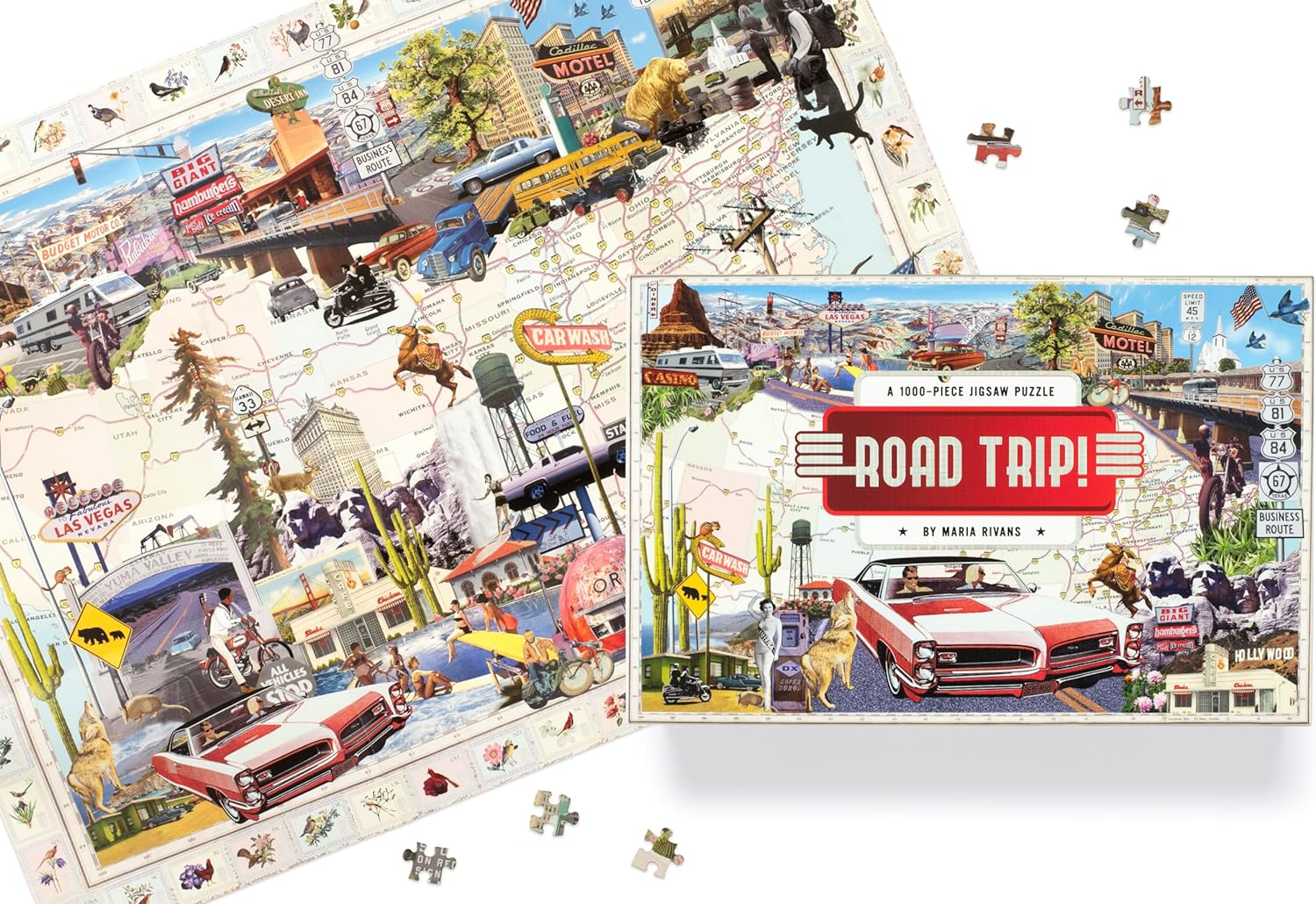 Road Trip! - Puzzle 1000 piese | Skittledog - 2 | YEO