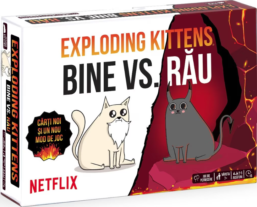 Joc - Exploding Kittens - Bine vs Rau | Asmodee