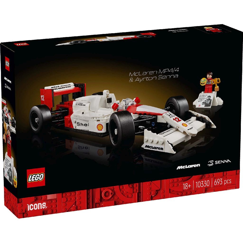 LEGO Icons - McLaren MP4/4 and Ayrton Senna (10330) 