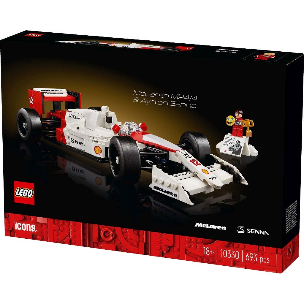 LEGO Icons - McLaren MP4/4 and Ayrton Senna (10330)  | LEGO - imagine 5