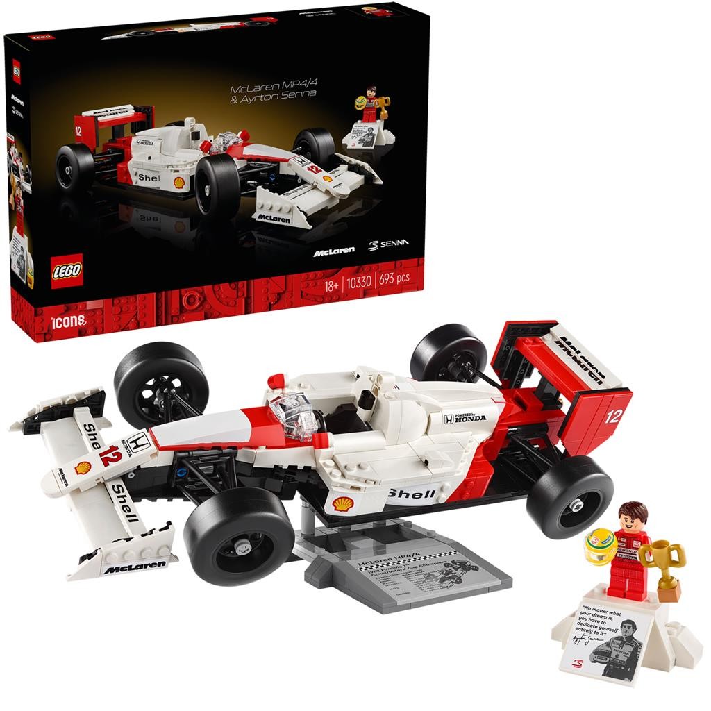 LEGO Icons - McLaren MP4/4 and Ayrton Senna (10330)  | LEGO - imagine 6