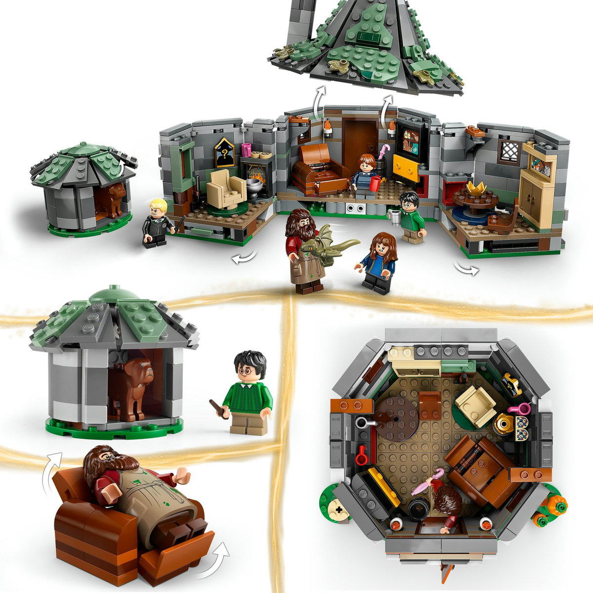 LEGO Harry Potter - Coliba lui Hagrid, o vizita neasteptata (76428) | LEGO - 9 | YEO