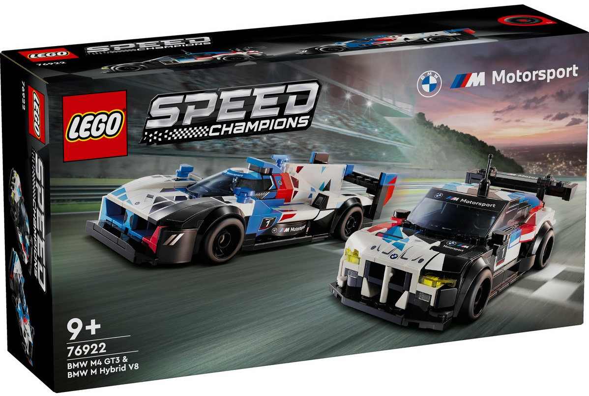 LEGO Speed Champions - BMW M4 GT3 si BMW M Hybrid V8 (76922) | LEGO