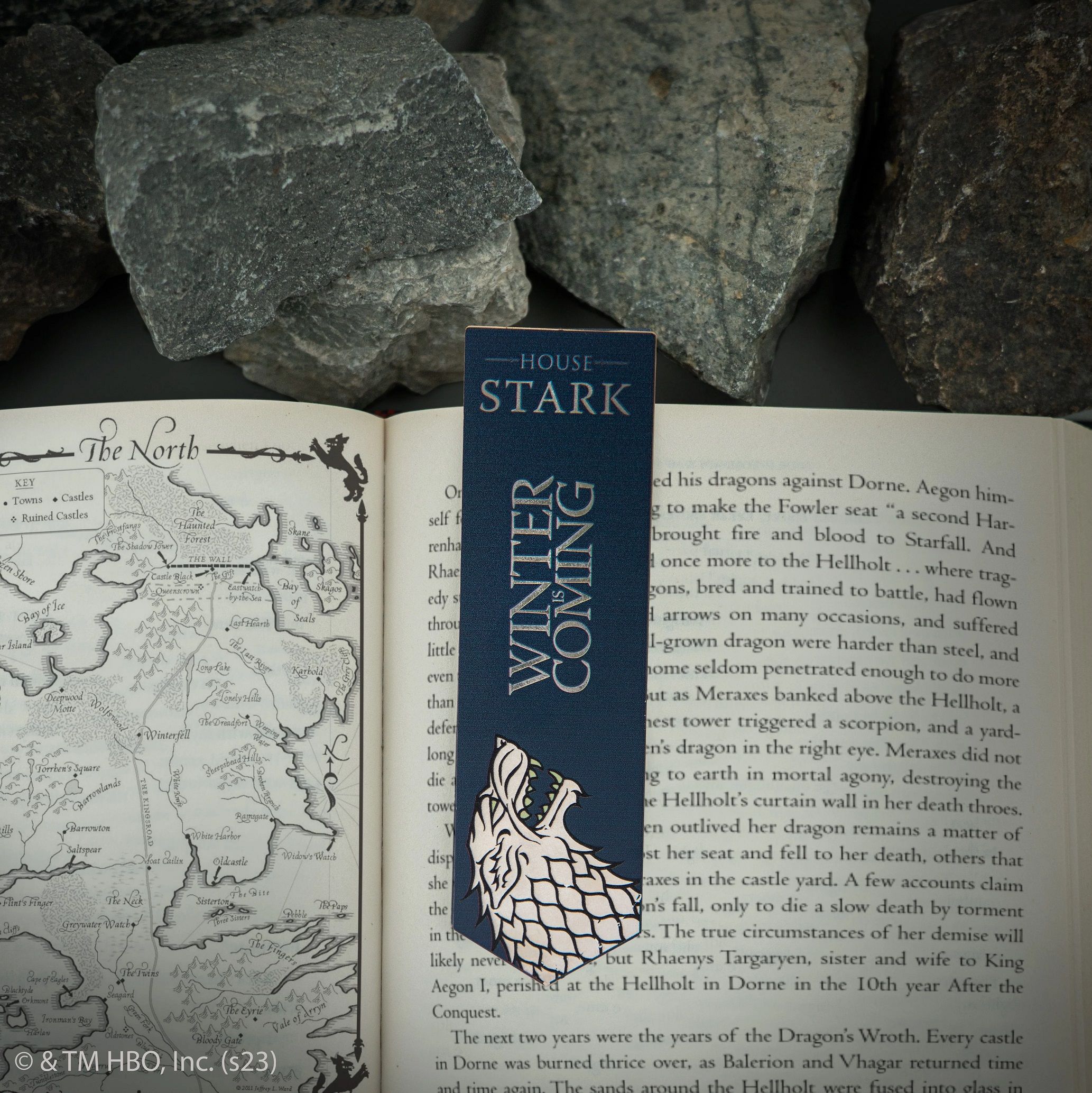 Semn de carte - Game of Thrones - House Stark | Moriarty Art Project - 1 | YEO