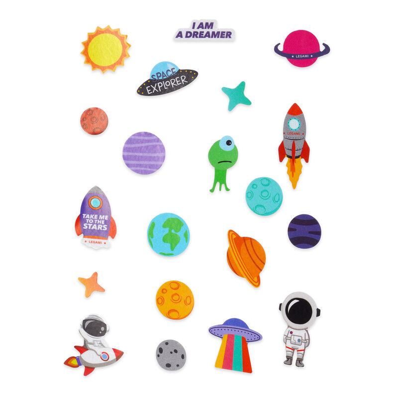 Sticker reflectorizant pentru bicicleta - Space | Legami