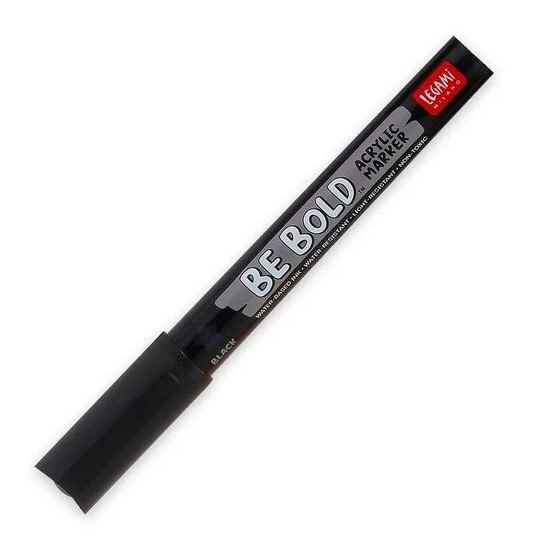 Marker acrilic - Be Bold - Black | Legami - 1 | YEO