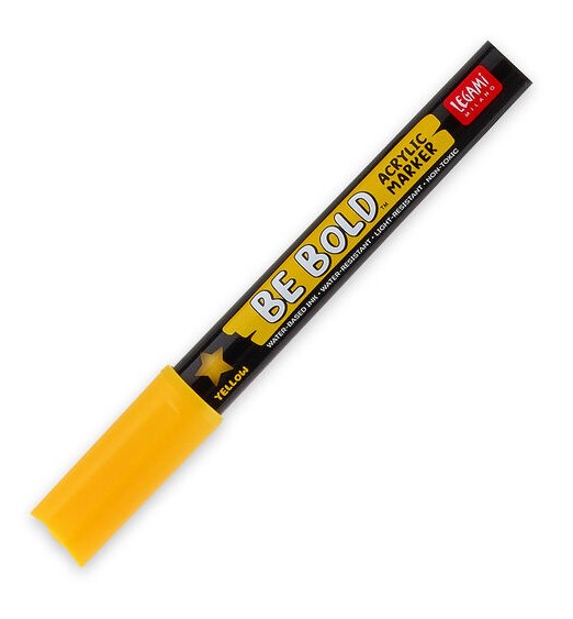 Marker acrilic - Be Bold - Yellow | Legami - 1 | YEO