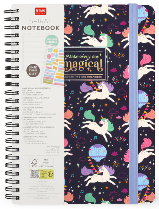 Carnet A5 - Unicorn - Large | Legami