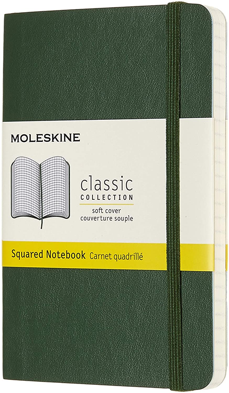 Carnet - Moleskine Classic - Pocket, Soft Cover, Squared - Myrtle Green | Moleskine - 4 | YEO